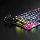Геймерська магнітна механічна клавіатура з HOT SWAP GRAVASTAR Mercury V75 Pro, HE Magnetic Switch, 8k, RGB, 80key УКР/АНГЛ Neon Graffiti/Чорна (GS_V75_PRO_U_CG_BLK) - изображение 6
