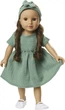 Sukienka dla lalki Heless z falbankami Zielona 28-35 cm 1520431 (4001949014246) - obraz 2