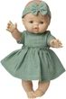 Sukienka dla lalki Heless z falbankami Zielona 28-35 cm 1520431 (4001949014246) - obraz 3