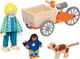 Rower dla lalek Goki drewniany towarowy z dzieckiem i psem 5220557 (4013594514620) - obraz 4