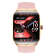 Розумний смарт годинник Smart Watch 4you VIBE екран 1.95"AMOLED метал корпус з функцією дзвінків перегляд повідомлень Gold/Pink - зображення 2