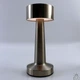 Настольная лампа сенсорная светодиодная ESLLSE DOWN LIGHT с аккумулятором 1200 mA Серебристая 10317 - изображение 5