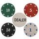 Набор для покера в металлической коробке Professional Poker chips Zelart IG-8655 80 фишек - изображение 4