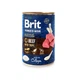 Корм вологий Brit Premium by Nature k консерви для собак з яловичиною і тельбухами 400 г 8595602561827 - зображення 1