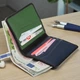 Мужское кожаное портмоне Visconti FN70 Black Blue Green — Кожа Nappa, Компактное, RFID-защита, Черное с синим и зелёным (Великобритания) - изображение 2