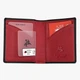 Чоловіче шкіряне портмоне Visconti VSL21 Saber Black Red — Натуральна шкіра Arsel, RFID-захист, Чорний з червоним (Велика Британія) - зображення 3