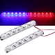 Світлодіодні стробоскопи (мигалки) 2х6 LED 12V — Червоно-синій колір - зображення 1