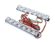 Світлодіодні стробоскопи (мигалки) 2х6 LED 12V — Червоно-синій колір - зображення 5