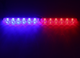 Світлодіодні стробоскопи (мигалки) 2х6 LED 12V — Червоно-синій колір - зображення 7