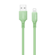 Кабель USB Lightning ColorWay CW-CBUL042-GR 2,4A 1м зелений - зображення 1