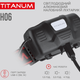 Ліхтарик LED налобний 800Lm 6500К 18650 чорний TLF-H06 Titanum - зображення 8