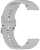 Ремешок BeCover Ribbed Tape (20mm) для Amazfit Bip 3 / 3 Pro / GTR 42 мм / GTR Mini / GTS / GTS 2 mini / GTS 3 / GTS 4 / GTS 4 Mini / Amazfit Active / Active 2 Lite Gray (BC_714873) - изображение 4