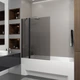 Шторка для ванны Koller Pool Dakota 1100х1400 мм Black Matt/Europe Grey (1605202765) - изображение 2