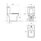 Унитаз-компакт KOLLER POOL Trend TR-0650-RC-C Rimless с сиденьем TR-0650-RC-T Soft Close дюропласт - изображение 2