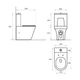 Унитаз-компакт Koller Pool Grace Smart с бачком и с сиденьем Soft Close дюропласт (0569550119) - изображение 2