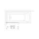 Шторка для ванны KOLLER POOL 750х1300 MP93 Clear Chrome - изображение 4