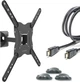 Настенное крепление для телевизора ACCLAB AL-BT401 26-55" + Кабель HDMI 1.8 м (Крепление + HDMI + Органайзер) - изображение 1