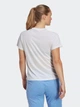 Спортивная футболка для бега женская Adidas Aeroready Train Essentials HR7796 S White (4066752659732) - изображение 2
