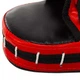Лапа Прямая удлиненная для бокса и единоборств 2шт 38х18х4,5 см кожа BOXER черный-красный 2006-01 - изображение 8