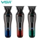 Аккумуляторный триммер для стрижки волос VGR V-998 для бороды и усов с LED-дисплеем Green - изображение 3