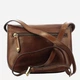 Torebka crossbody damska skórzana The Bridge 04402201-14 Brązowa - obraz 2