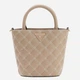 Сумка крос-боді через плече жіноча зі штучної шкіри маленька Guess HWBQ9673760-PLC Бежева (800070352297) - зображення 3