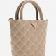 Сумка крос-боді через плече жіноча зі штучної шкіри маленька Guess HWBQ9673760-PLC Бежева (800070352297) - зображення 4