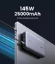 Зовнішній акумулятор Ugreen PB205 145W 25000mAh повербанк - изображение 8