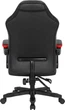 Крісло ігрове Defender Cruiser, 50мм, Клас 4, підніжка, Black/Red - изображение 4