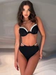 Жіночий купальник Victoria's Secret (199983389624) Very Sexy Shine Trim 70D/S чорний - зображення 1