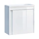 Тумба з раковиною Devit Small 063050W, 50 см, білий глянець - изображение 8