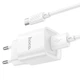 Сітчастий зарядний пристрій з кабелем HOCO C145A Charm single port QC3.0 Charger Set (Type-C) White (6942007630238) - зображення 6