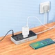 Сетевое зарядное устройство удлинитель HOCO AC7A STORM 3 USB/Type-C 3 розетки 1.5m Черный (18675) - изображение 4
