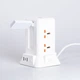 Настольный удлинитель 2.8 м лампа беспроводная зарядка 6 розеток 2 USB 1 Type-C сетевой Yiwu - изображение 8