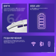 Мышь Bluetooth Proove Gaming Rate Special Edition black/purple 323271 - изображение 5