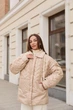 Демісезонна куртка Mila Nova К-309 46 бежева - зображення 1