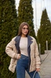 Демісезонна куртка Mila Nova К-317 44 бежева - изображение 2