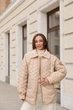Демісезонна куртка Mila Nova К-309 46 бежева - зображення 4