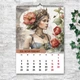 Календарь настенный перекидной НЕМНОГО СКАЗКИ АКВАРЕЛЬ 13 листов ENTERSTORE 42х29.7 см (ART 250182) - изображение 3
