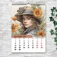 Календарь настенный перекидной НЕМНОГО СКАЗКИ АКВАРЕЛЬ 13 листов ENTERSTORE 42х29.7 см (ART 250182) - изображение 7