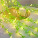 Декоративная светодиодная гирлянда «Зелёная ива» 10 м с 100 LED, тёплый белый свет, питание от USB - изображение 4