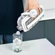 Силиконовая форма-бутылка для круглого льда 2-в-1 на 17 шариков с герметичной крышкой, белая - изображение 5