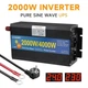 Інвертор перетворювач напруги Lvyuan 2000W 24-230v 2000/4000w UPS чистий синус - зображення 5