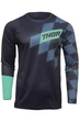 Мужской рашгард THOR Downhill ♦ MTB ♦ Велоспорт ♦ Летний дышащий рашгард с длинным рукавом ♦ Быстросохнущий ♦ черно-мятный 2XL - изображение 6