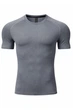 Мужская спортивная футболка SilkFit Apmi ⬩ рашгард с коротким рукавом ⬩серая XL - изображение 5