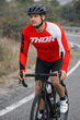 Мужской рашгард THOR Downhill ♦ MTB ♦ Велоспорт ♦ Летний дышащий рашгард с длинным рукавом ♦ Быстросохнущий ♦ красный S - изображение 4