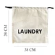 Мешок хлопковый ORGANIZE для грязного белья 38х38 см Laundry (светлый) - изображение 3
