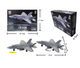 Конструктор Збірна модель літака F-35 Lightning II винищувач масштаб 1:72 22 см сірий - изображение 3