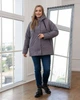 Женская демисезонная куртка большого размера UF-fashion МТ-00157 62 сиреневый - изображение 2