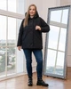 Демисезонная женская куртка большого размера UF-fashion МТ-00157 54 черный - изображение 3